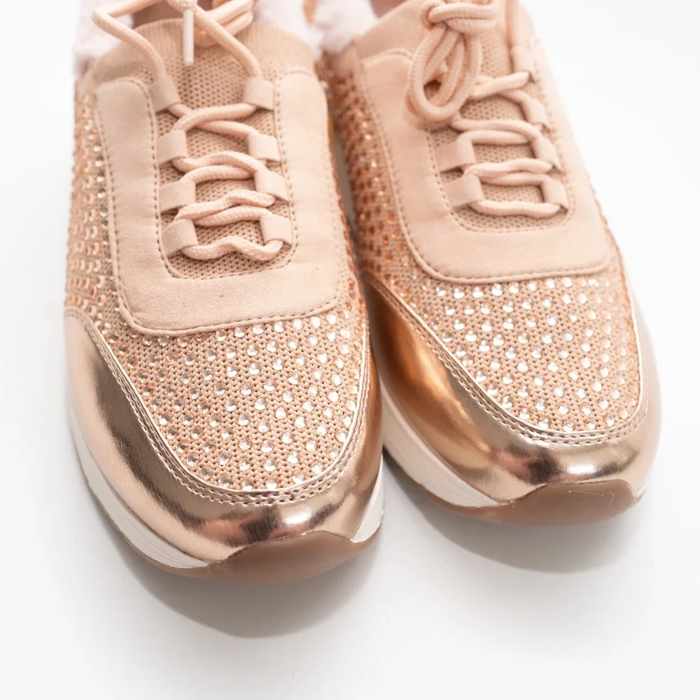 Kenneth‎ Cole Reaction. Cari Cozy Rhinestone Sneaker.